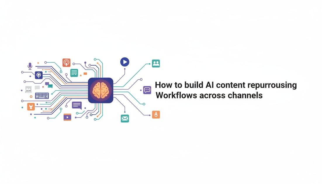 How to build AI content repurposing workflows across channels