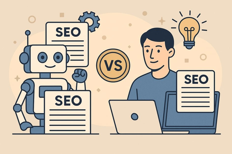 AI vs. Human-Written Content: Complete Analysis of SEO Effectiveness in 2025